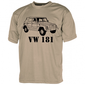 T-Shirt Motiv VW 181 in Sand